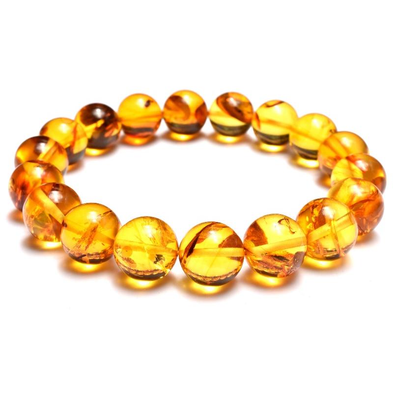 1点物】バルト海産◇天然琥珀 バルティックアンバー(琥珀) 11.5mm