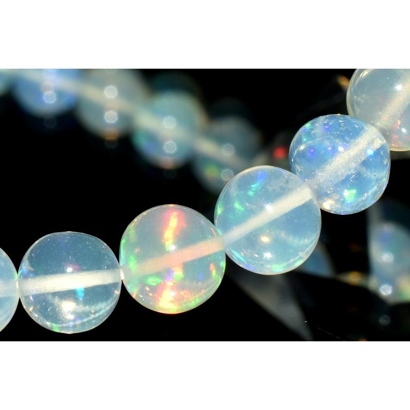 1点物】AAAA☆エチオピア産 プレシャスオパール 5mm ブレスレット 