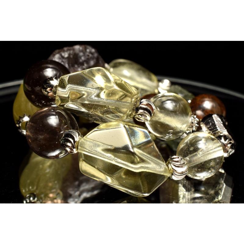 1点物】MIX隕石(リビアングラス+モルダバイト+黒隕石+ゴンドライト