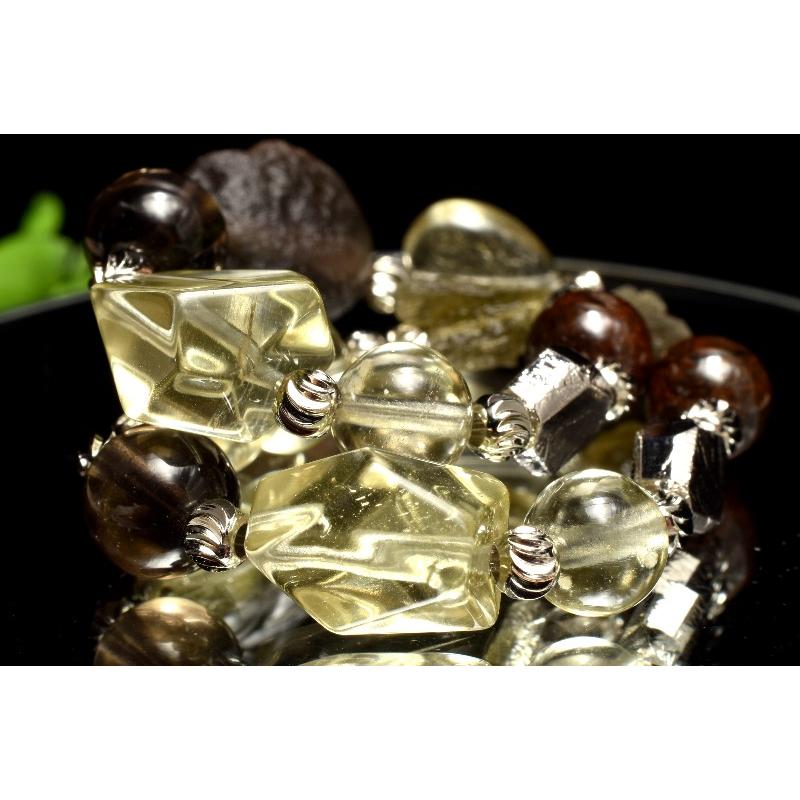 1点物】MIX隕石(リビアングラス+モルダバイト+黒隕石+ゴンドライト