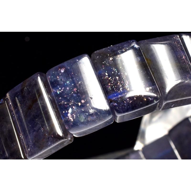 1点物】透過＆多色性抜群！ アイオライトサンストーン 8.5x13mm 