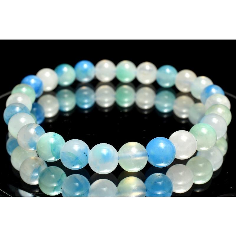 【超希少石/最強品質】クリソコラシリカ＊約13mm＊　天然石ブレスレット 超希少石/最強品質】クリソコラシリカ＊約13mm＊ 天然石ブレスレット