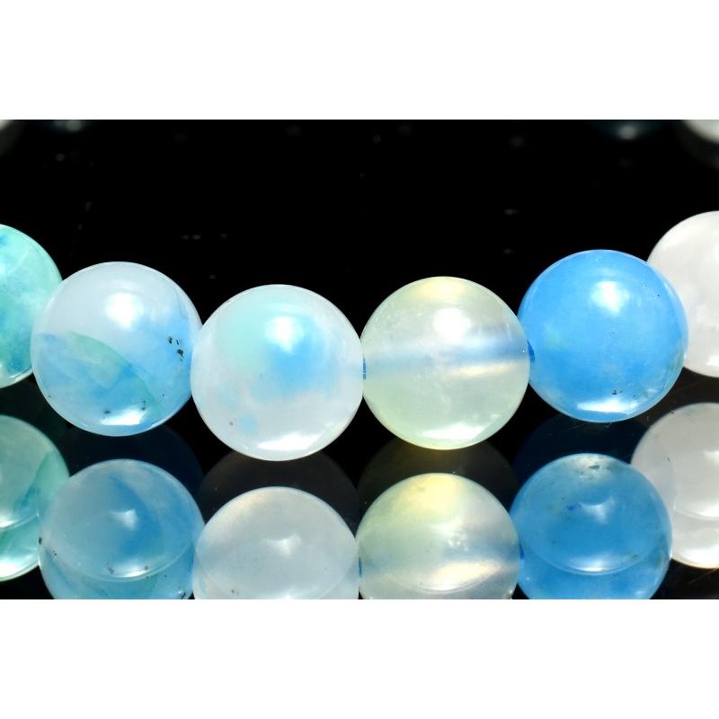 【超希少石/最強品質】クリソコラシリカ＊約13mm＊　天然石ブレスレット 超希少石/最強品質】クリソコラシリカ＊約13mm＊ 天然石ブレスレット