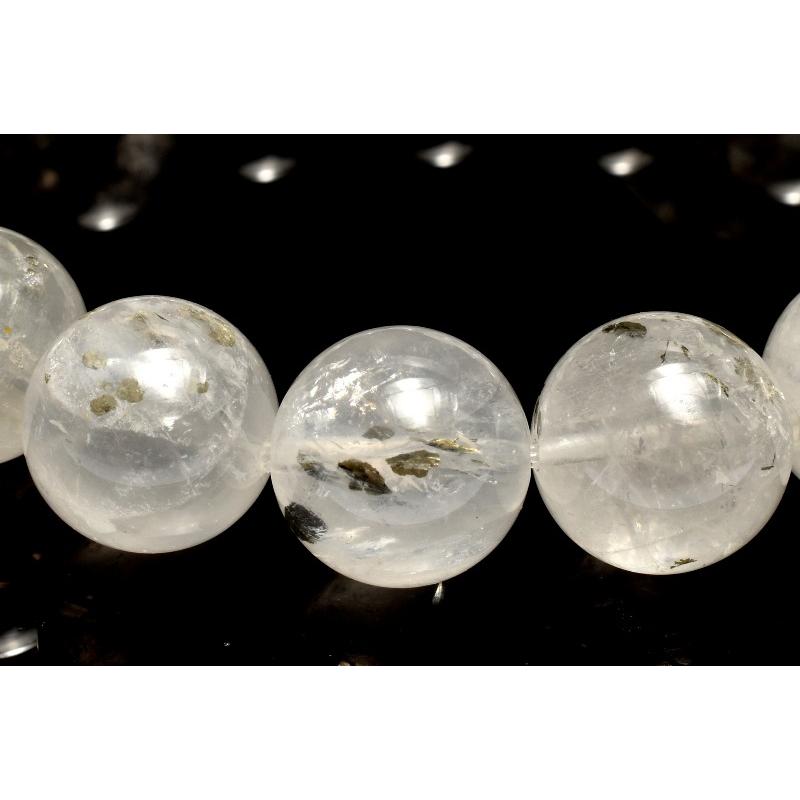 1点物】希少レア マーカサイトインクォーツ 12.5mm ブレスレット