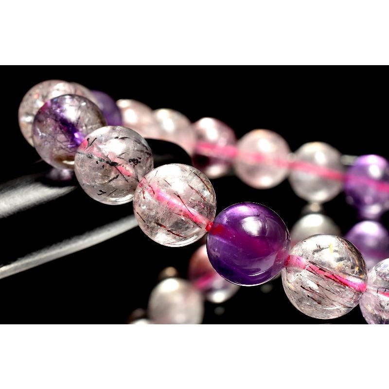 期間限定SALE】【1点物】上質◇マルチカラー スーパーセブン 8.5mm