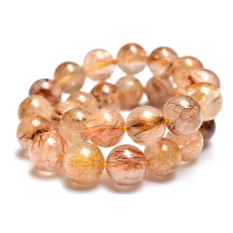 1点物】虎色の密集針 タイガータイチンルチルクォーツ 6.5mm