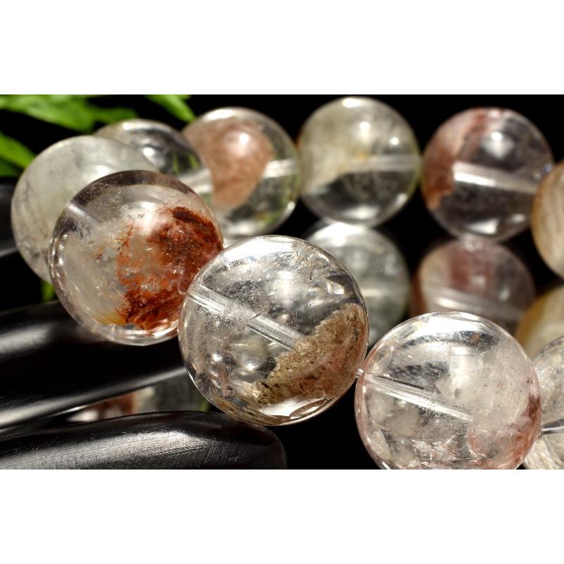 1点物】クリア大珠◇庭園水晶 ガーデンクォーツ 18mm ブレスレット 