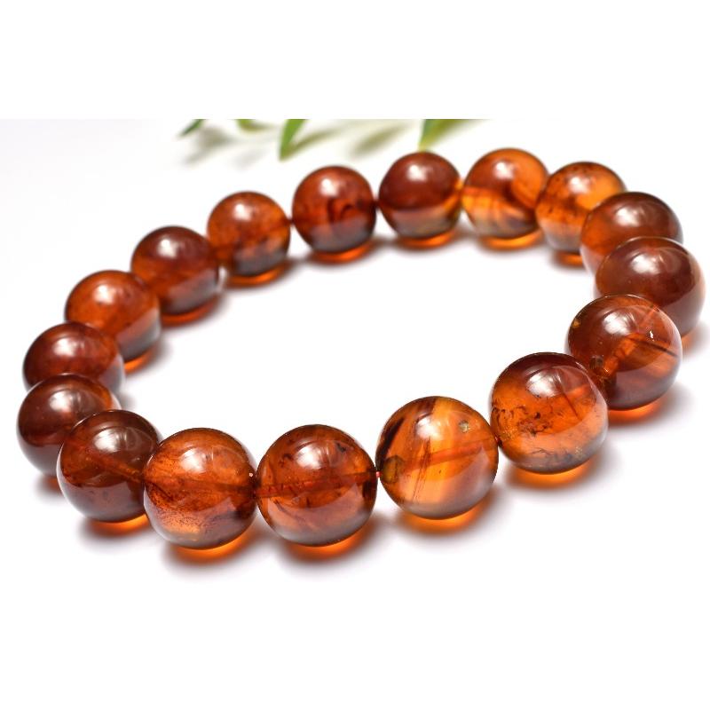 1点物】希少◇ミャンマー産 レッドブルーアンバー 11.5mm