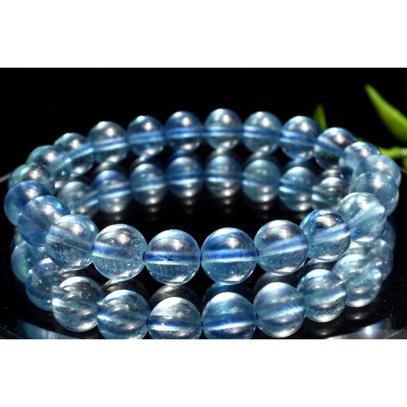 1点物】AAA濃色☆まろやかシラー サンタマリアアクアマリン 8mm
