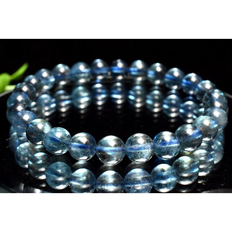 1点物】AA高品質☆南アフリカ産 ブラックアクアマリン 7mm 