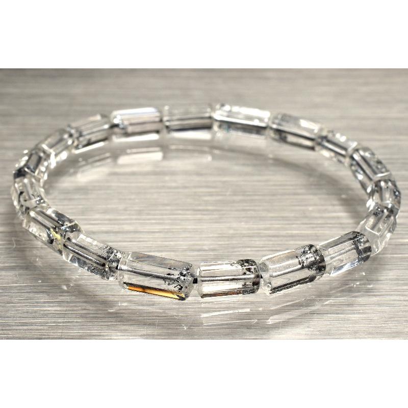 1点物】AAAA☆希少な銀煌めく スティブナイトインクォーツ 8-11x5mm
