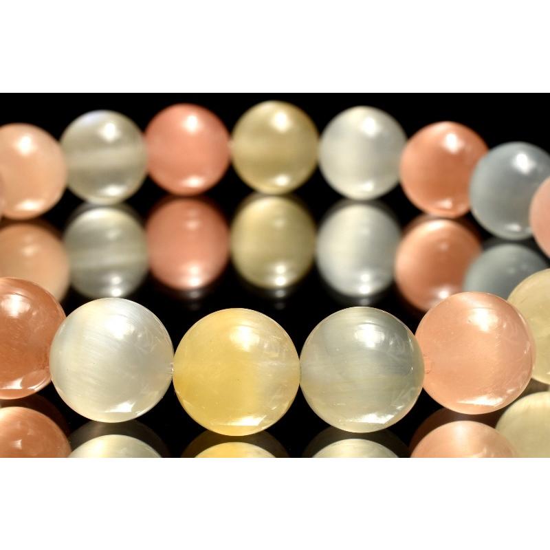 良質 10mm ラビットヘアールチルクォーツ ルチル ブレスレット 天然石 1点物】キャッツアイ効果 ラビットヘアールチルクォーツ 10mm