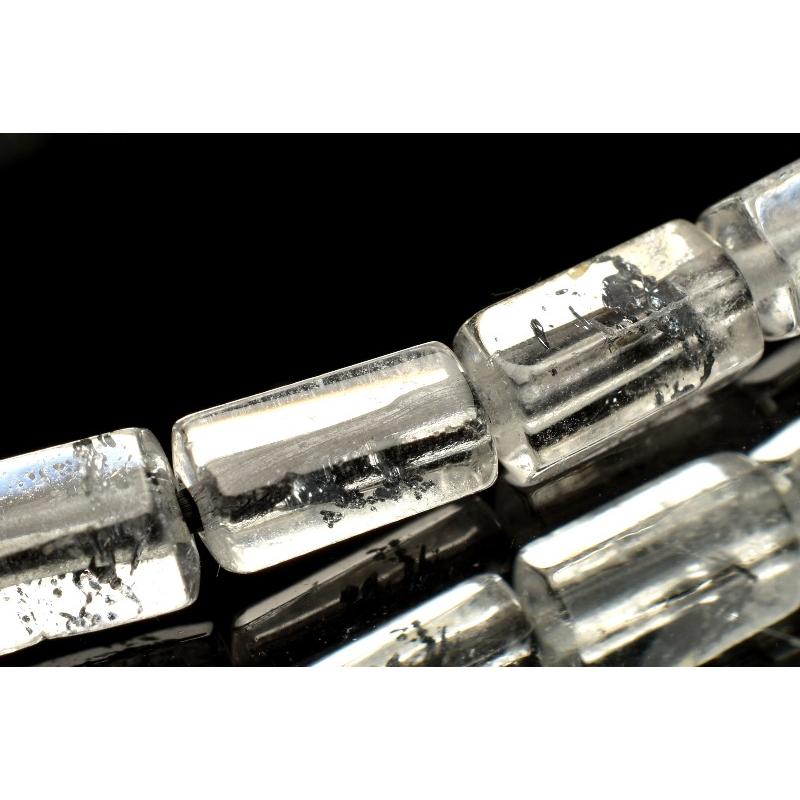 1点物】AAAA☆希少な銀煌めく スティブナイトインクォーツ 8-9.5x4
