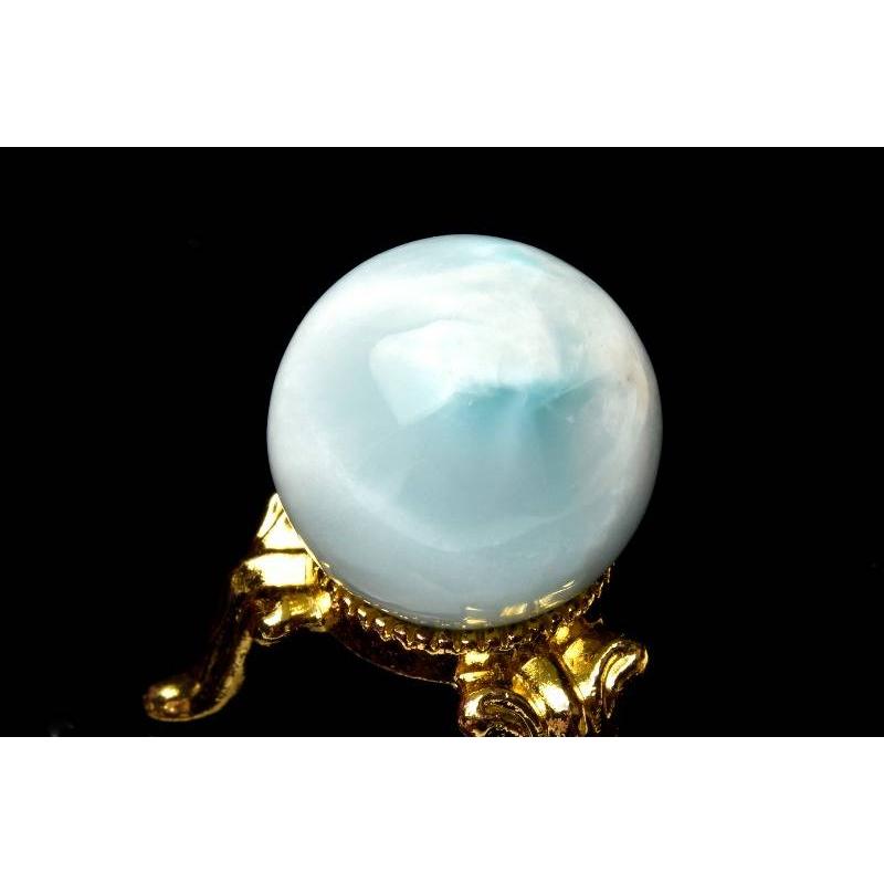 1点物】大珠◇三大ヒーリング ラリマー 20mm 丸玉(台座なし) スフィア