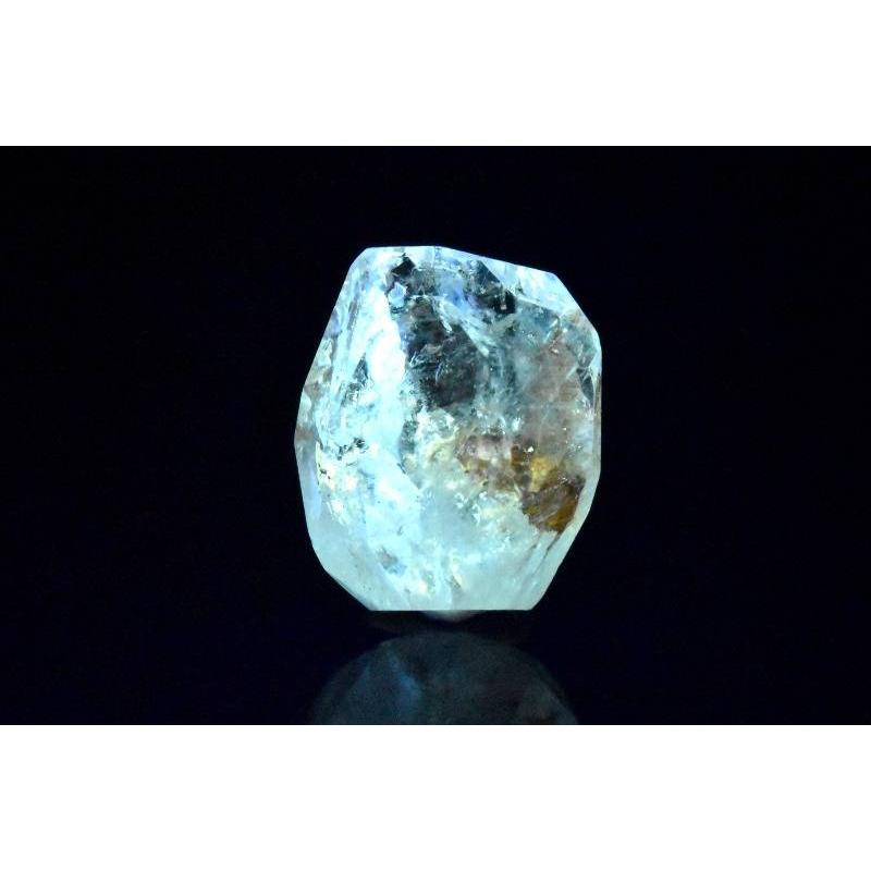 1点物】希少 オイルインクォーツ 15x13mm 原石ラフカット ルース 