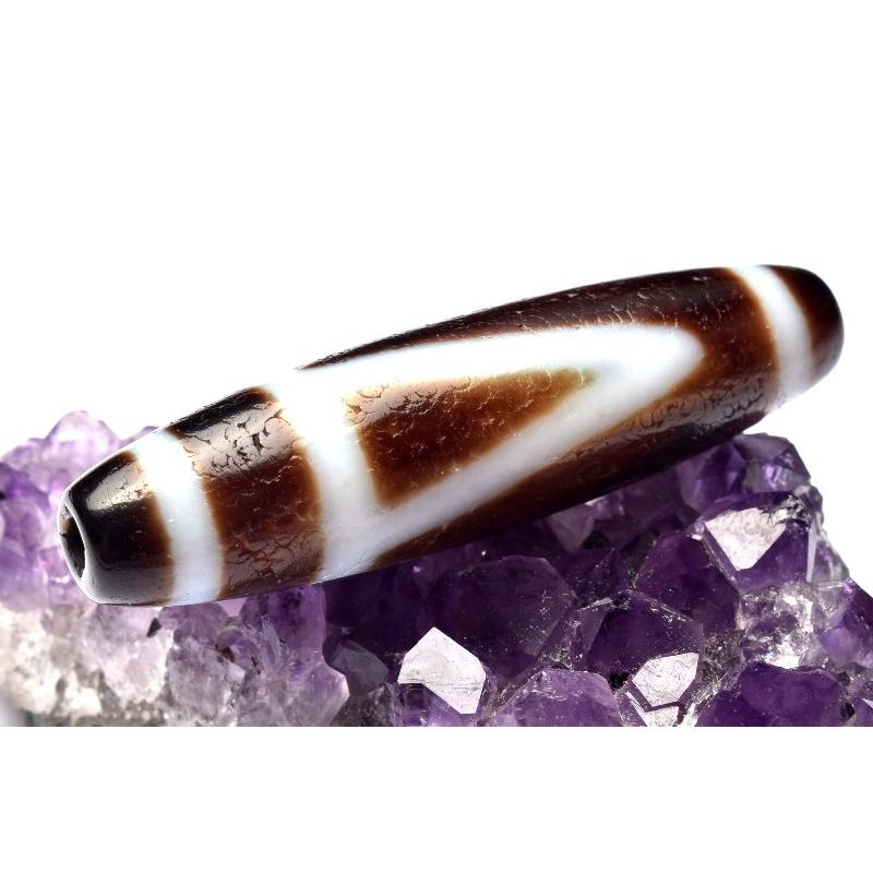 1点物】至純天珠 49x13mm 一眼天珠 ビーズ _PC2700 : ラトリエ - 通販 