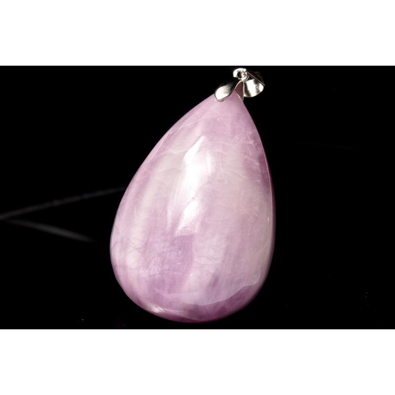 1点物】Silver925◇キャッツアイ クンツァイト 40x27mm ドロップ