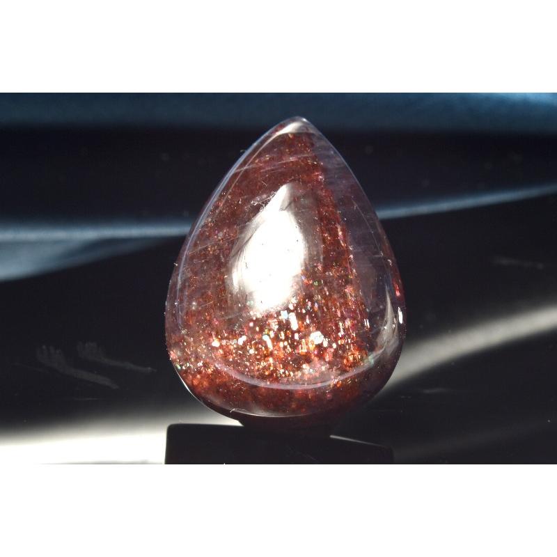 1点物】AAAA☆ブラッドショット アイオライトサンストーン 26x18mm