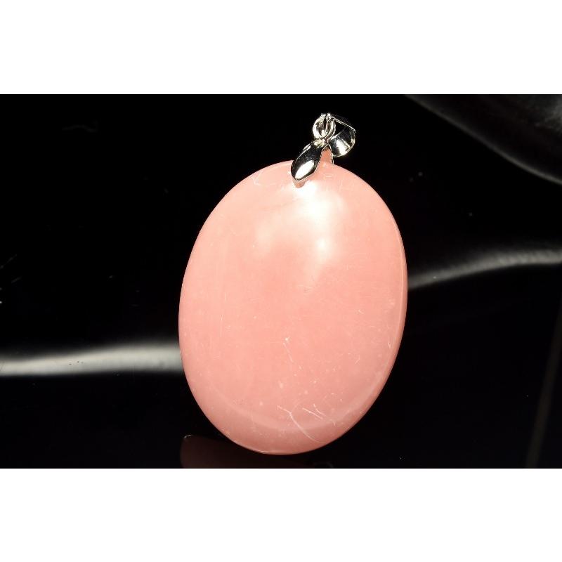 1点物】高発色◇ミルキー ピンクオパール 34x26mm オーバル