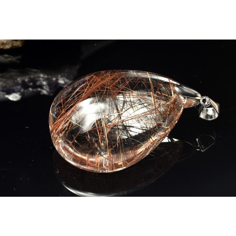 期間限定SALE】【1点物】Silver925◇高発色 ブロンズルチルクォーツ