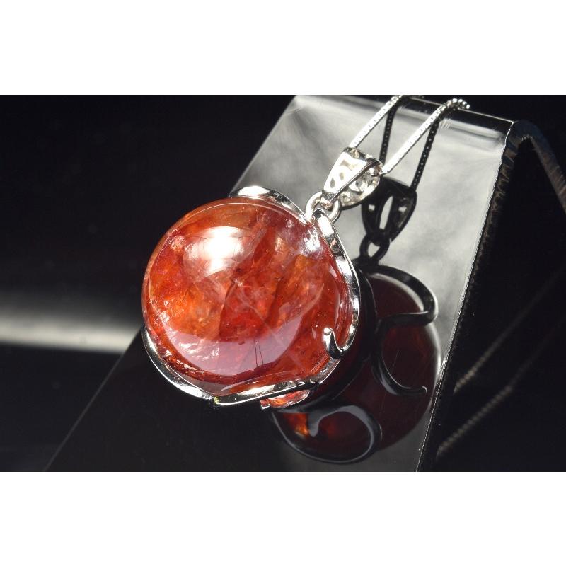 1点物】Silver925◇錦鯉水晶 ライモナイトインクォーツ 17.5mm 丸玉 