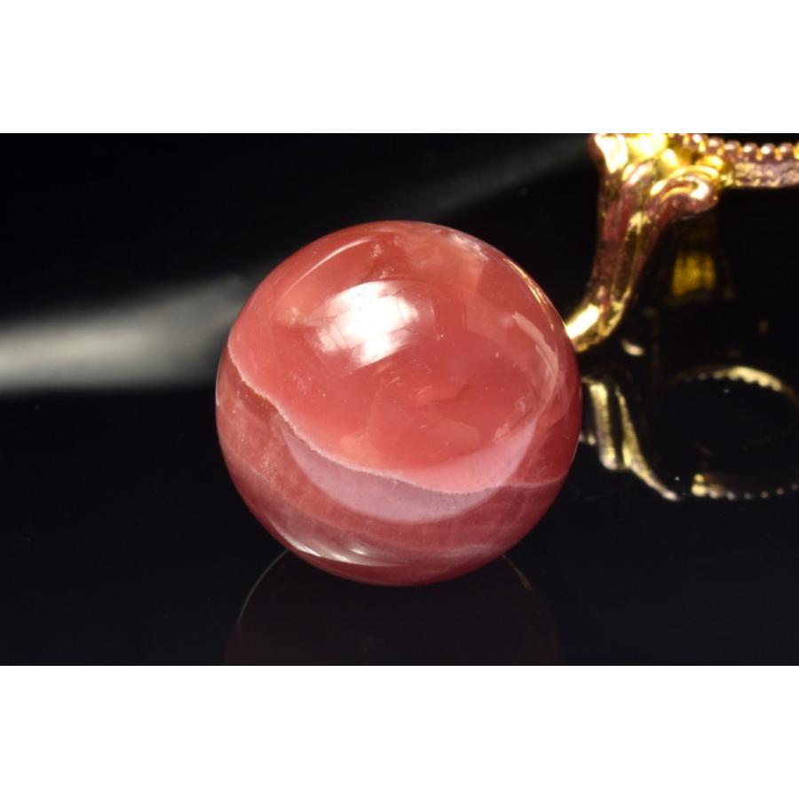 1点物】アルゼンチン産◇ジューシー インカローズ 22mm 丸玉(台座無し