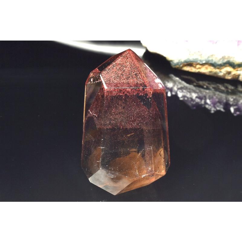 1点物】赤富士 レッドファントムクォーツ赤幻影水晶 41x25mm 原石