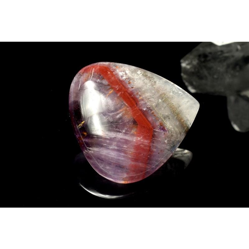 1点物】内包美◇カナダ産 オーラライト23 23x23mm ドロップ ルース