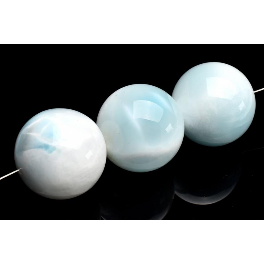 大珠◇氷河のよう アイスラリマー 18mm 粒売り ビーズ 1個売り _PR3458 