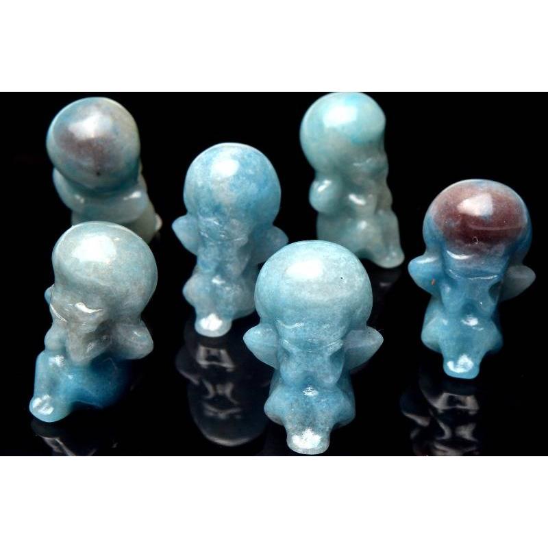 トロレアイト 19x13mm 天使彫刻 置物 1個売り _PRG1733 : ラトリエ