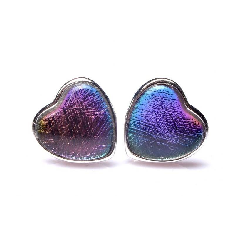 Silver925◇レインボーカラー ギベオン隕石(メテオライト) 7x8mm
