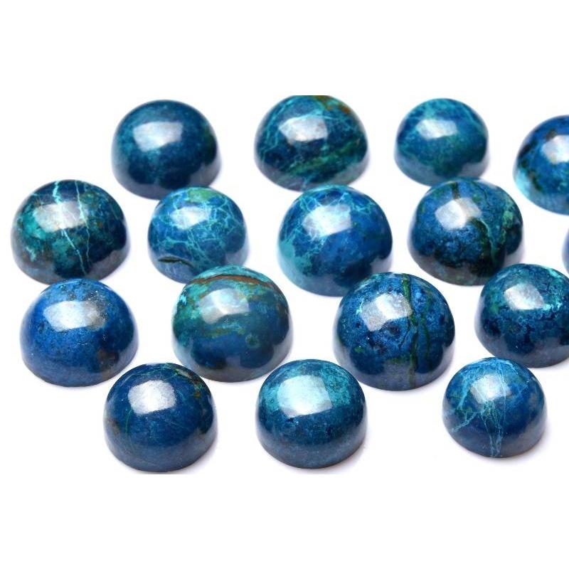 アースカラー クリソコラ 13-16mm コイン ルース 1個売り
