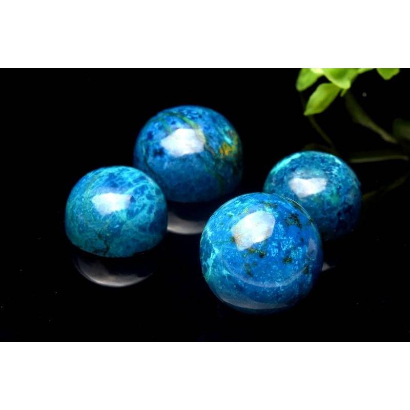 アースカラー クリソコラ 13-16mm コイン ルース 1個売り