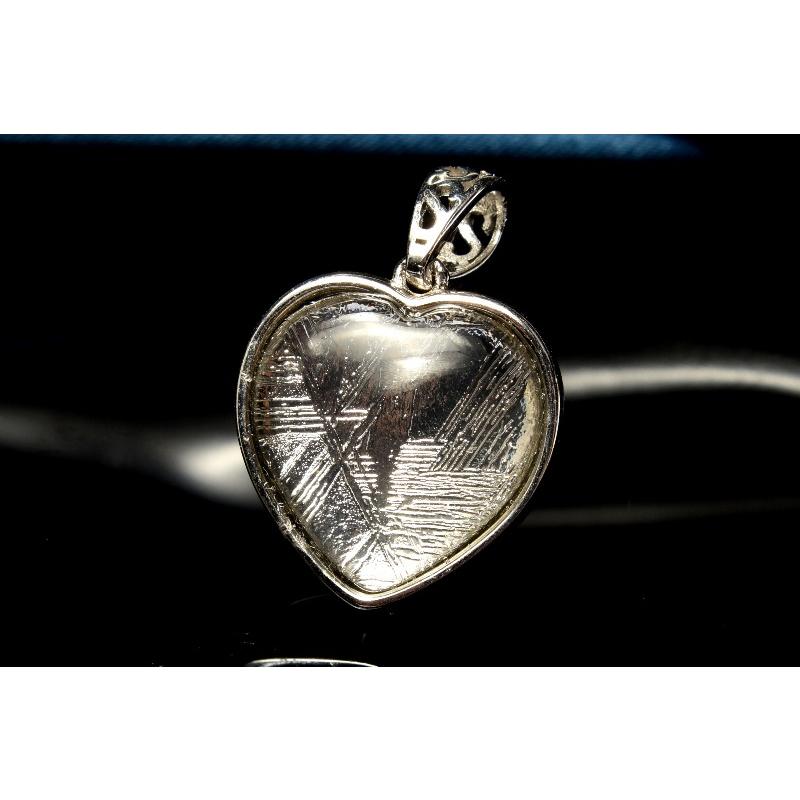スウェーデン産Silver925◇両面 ギベオン(メテオライト隕石) 15x15mm