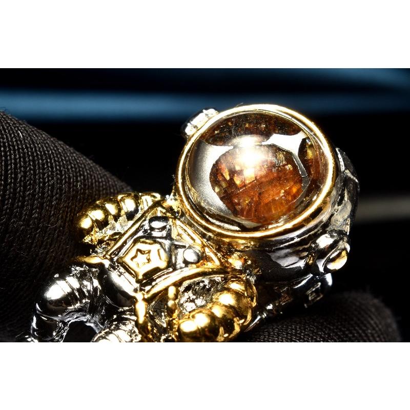 希少◇ロシア産 パラサイト隕石 11mm 宇宙飛行士 ペンダントトップ 1個