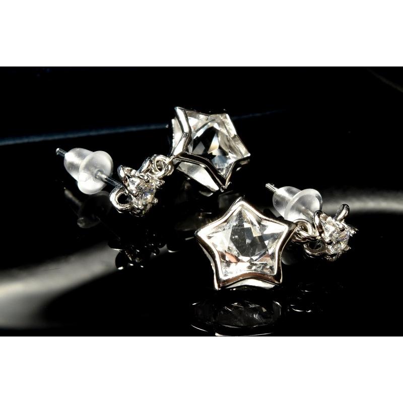 シルバー925 クリスタルカット片耳ピアス Silver925◇カットの煌めき 本水晶クリスタル 9mm ピアス _PRG2612