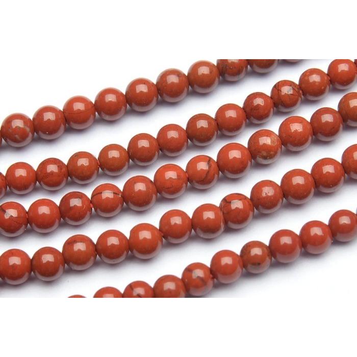 レッドジャスパー 2mm 1連（約38cm） R1932 ☆5000円以上ネコポス