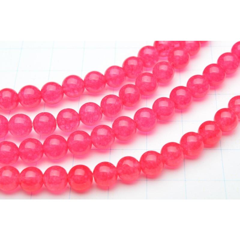 ジェイド チェリーピンク 6mm 1連（38cm）_R5412-6 ☆5000円以上