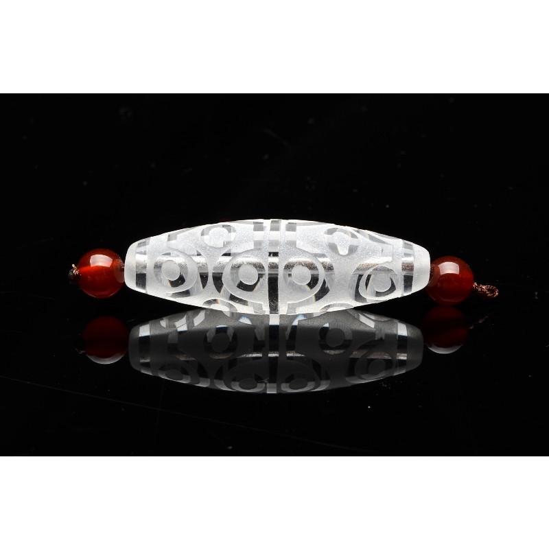 十八眼天珠 36x11mm 水晶天珠_R5548-18 : ラトリエ - 通販 - Yahoo