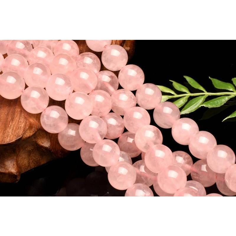 マダガスカル産 ローズクォーツ 8mm 1連（約38cm）_R5947-8