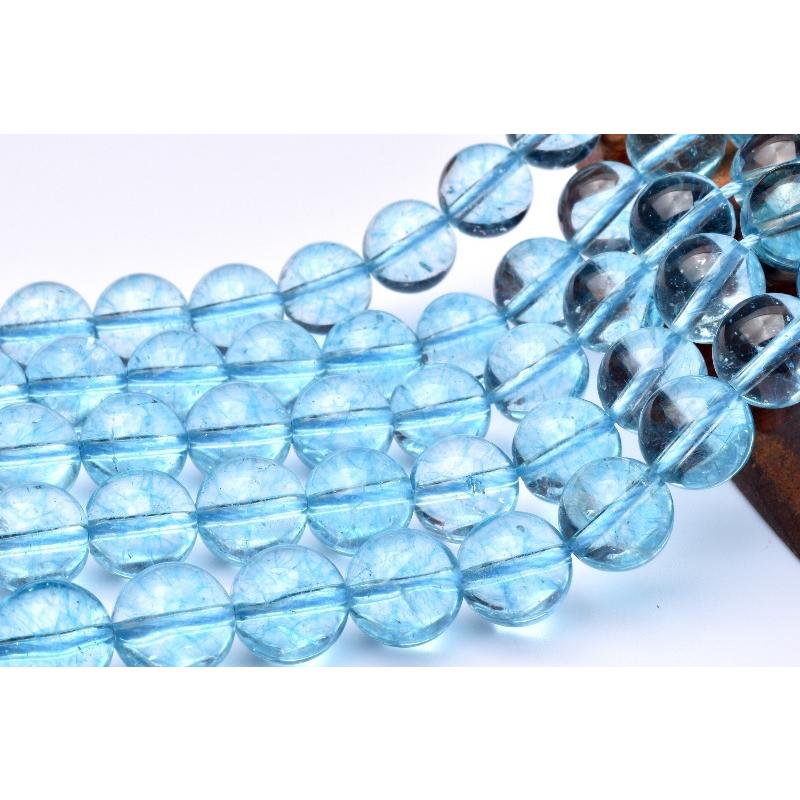 トパーズ風水晶 6.5mm 1連（約38cm）_RG383-65 : ラトリエ - 通販