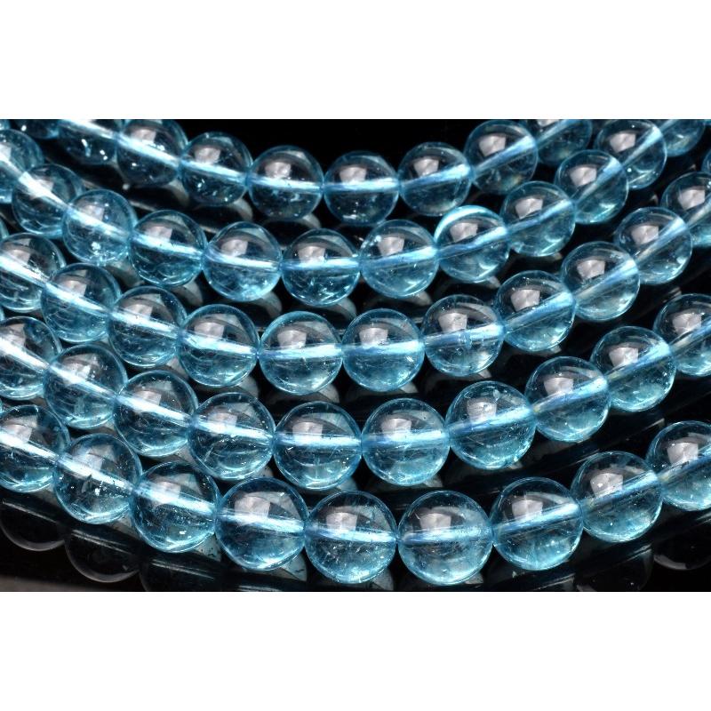 トパーズ風水晶 6.5mm 1連（約38cm）_RG383-65 : ラトリエ - 通販