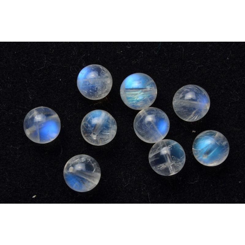 5A ロイヤルブルームーンストーン 7.5mm 高品質1粒売り_T377-75 ☆5000 