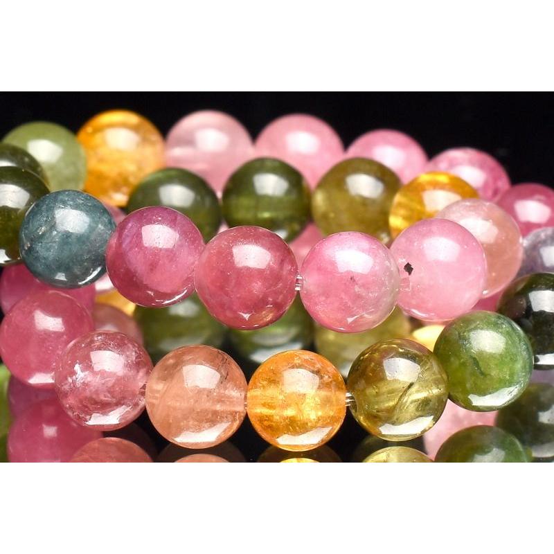 1点物】AA希少カラー入り◇キャンディーカラー MIXトルマリン 6mm 