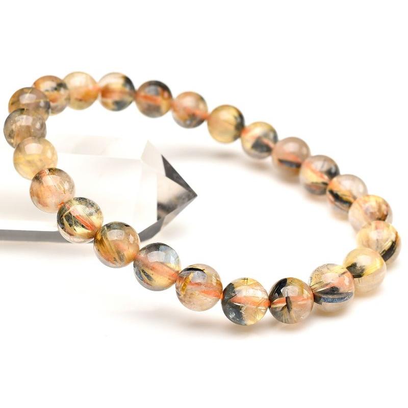 1点物】母岩入り◇キャッツアイ ヘマタイトインタイチンルチル