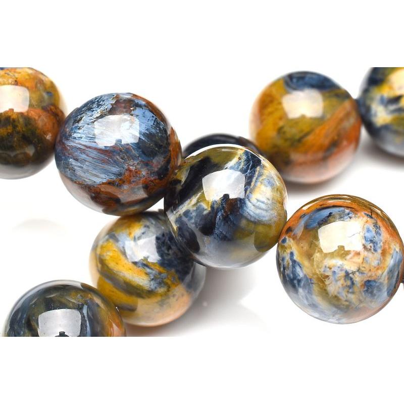 1点物】嵐の石◇高品質 ピーターサイト 12.5mm ブレスレット _U8166