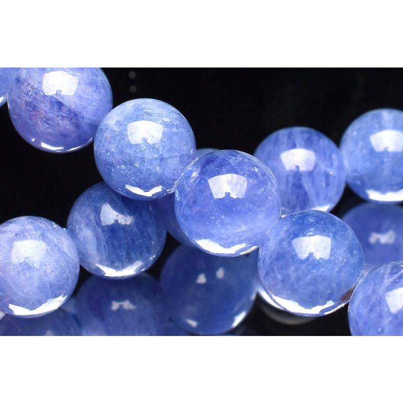 1点物】透過性あり！◇数量限定 タンザナイト 8.5mm ブレスレット