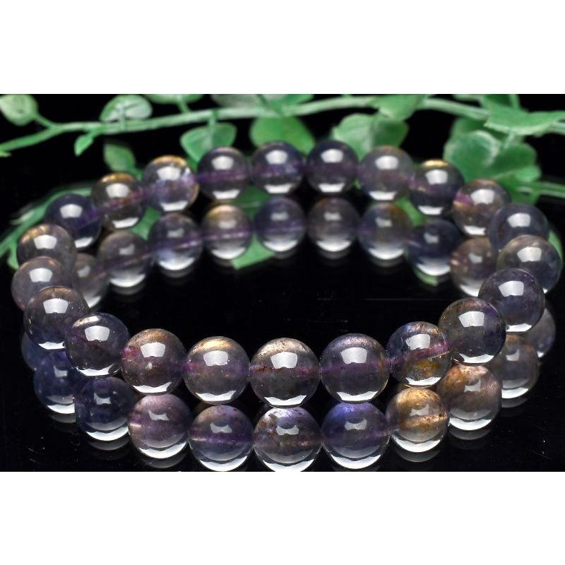 アイオライト二連ブレス スーパーセブンアイオライト ブレスレット 13mm [t378-4311]