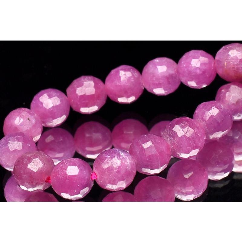 1点物】南アフリカ産◇高品質 ルビー 6.5mm ボールカット