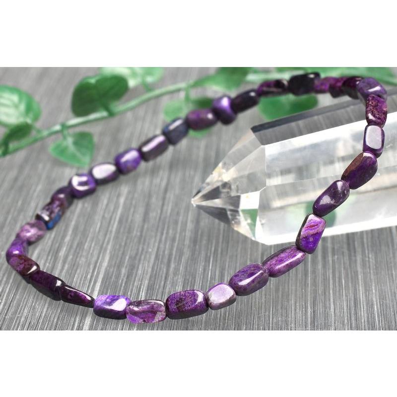 1点物】AAA☆高発色パープル スギライト(杉石) 4-8x3-5mm ミニ